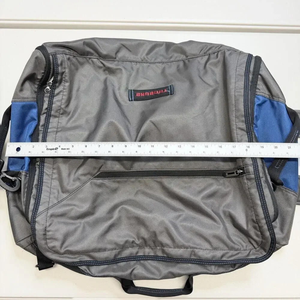 Timbuk2 Wingman Weekender Duffel Bag Convertible Backpack Black Gray Blue